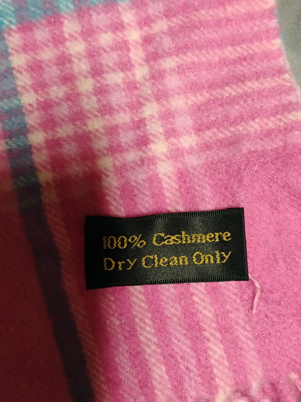 Pink Cashmere Women’s Scarf - 100% Cashmere
